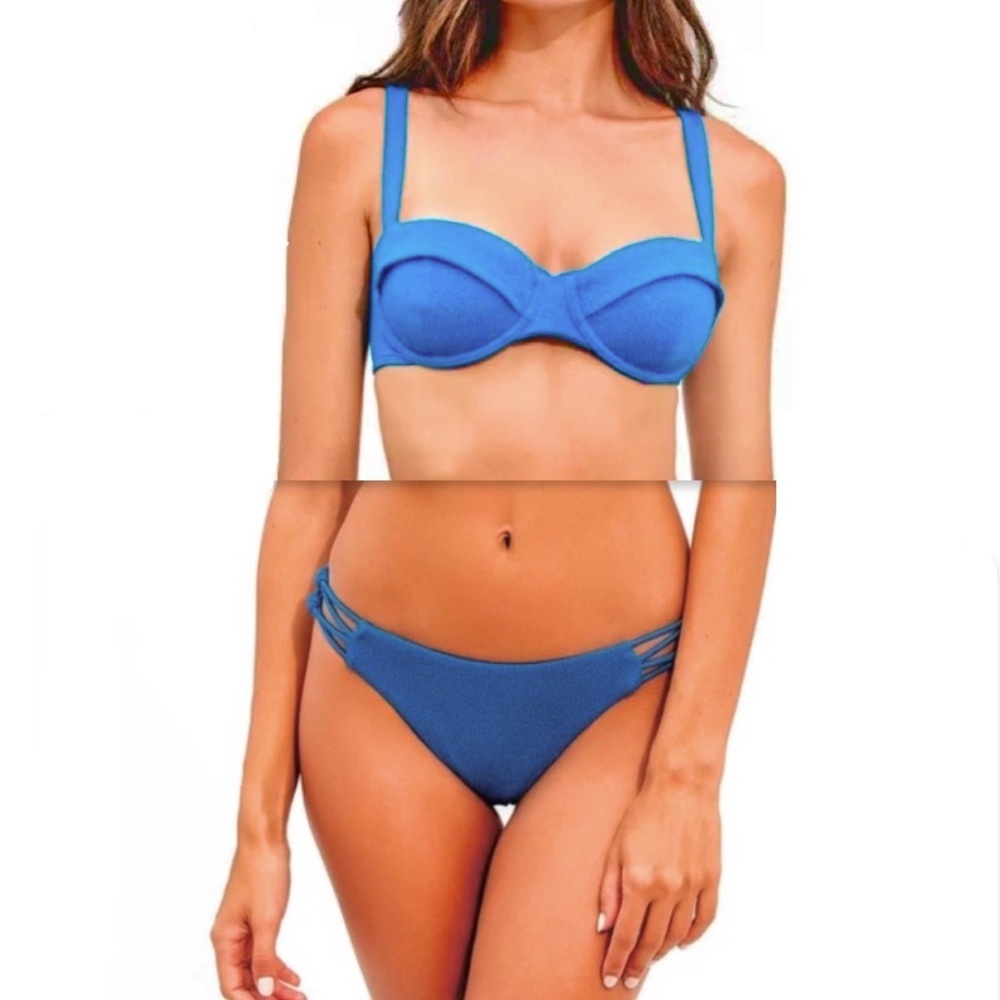VIX Firenze Jade bikini in Ocean Blue S/XS NWT
